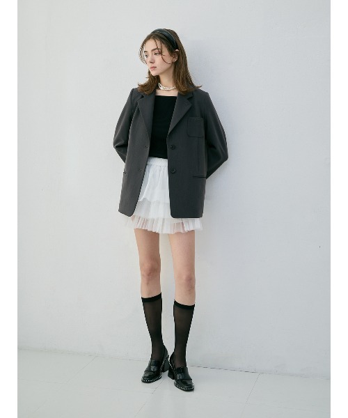 EIMY ISTOIRE（エイミーイストワール） スカート チュールミニスカート