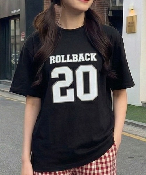 September SEOUL tシャツ 半袖 スポーティカレッジ風ロゴグラフィックT