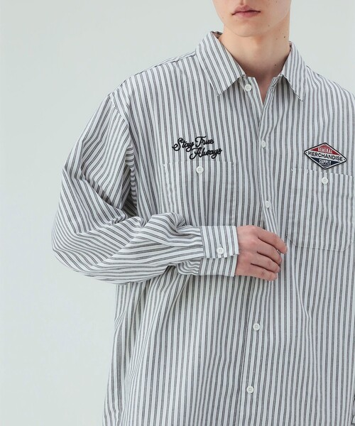 BEAMS HEART 長袖シャツ BEAMS HEART（ビームス ハート） 長袖シャツ M グレー メンズ