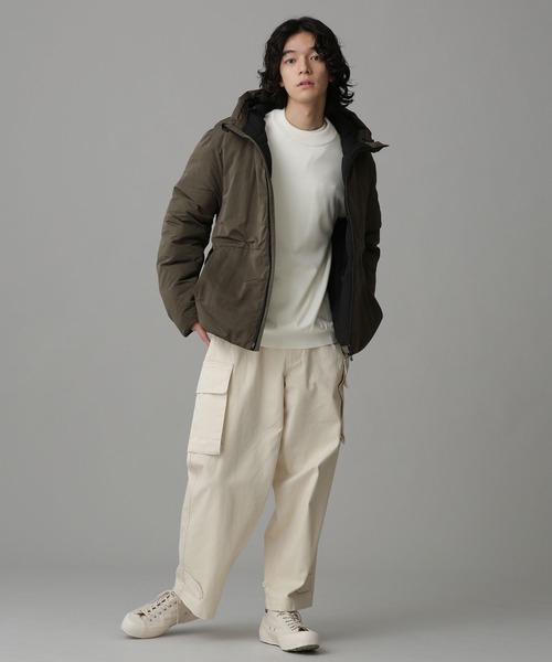 「NANO universe」 ブルゾン M ネイビー メンズ_画像4