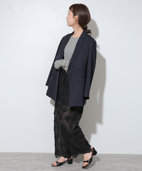 「SLOBE IENA」 長袖カットソー - ホワイト レディース_画像9