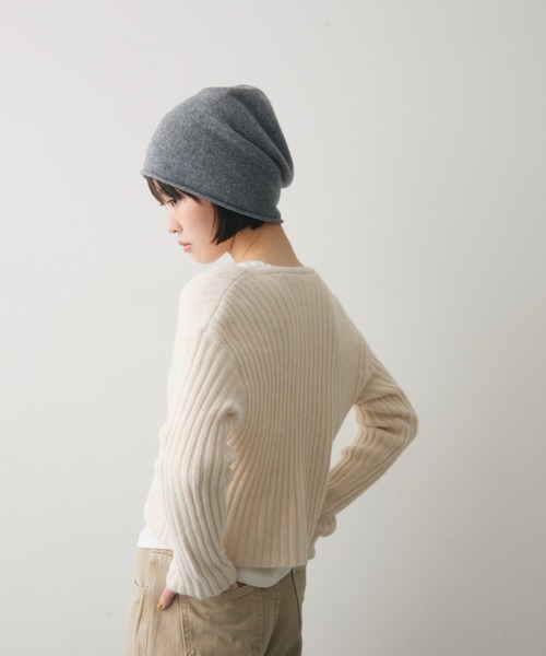 full/fill. カーディガン rib short knit cardigan / リブショート