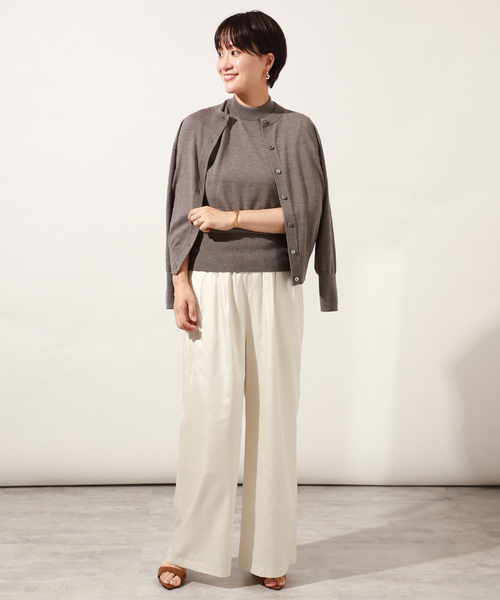 「VERMEIL par iena」 ニットカーディガン FREE ブラウン レディース_画像7