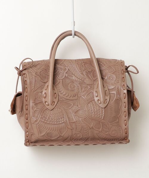 「CARVING TRIBES」 ハンドバッグ - ブラウン レディース_画像2