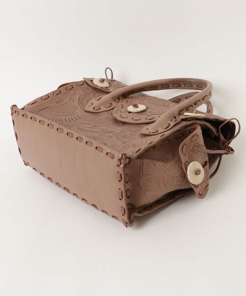 「CARVING TRIBES」 ハンドバッグ - ブラウン レディース_画像3