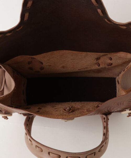 「CARVING TRIBES」 ハンドバッグ - ブラウン レディース_画像4