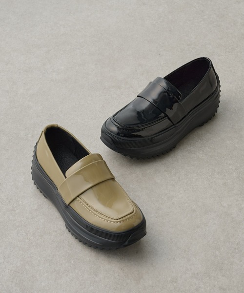 「BEARDSLEY」 シューズ 24 ブラック レディース_画像3