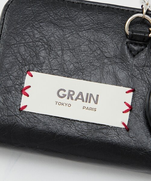 GRAIN（グレイン） ミニ 二つ折り 二つ折り財布 財布 「GRAIN/グレイン