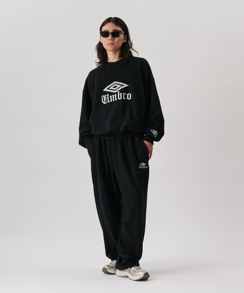 「UMBRO」 スウェットカットソー L ネイビー メンズの画像