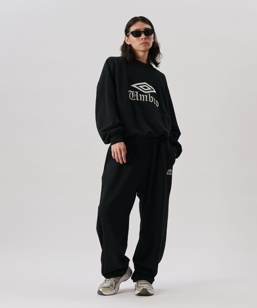 「UMBRO」 スウェットカットソー L ネイビー メンズの画像