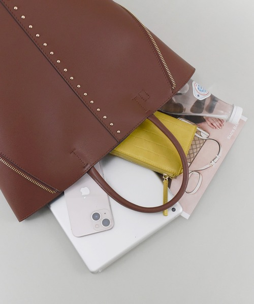 「styiro」 2WAYバッグ FREE キャメル レディース_画像7