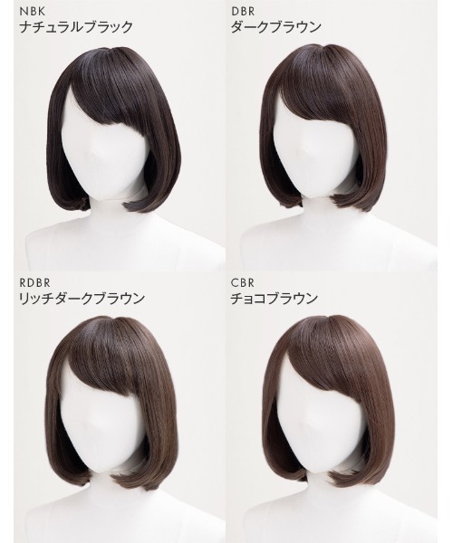 ウィッグ エクステ 「フルウィッグ・ミディアム」天使のボブplus レディースの画像
