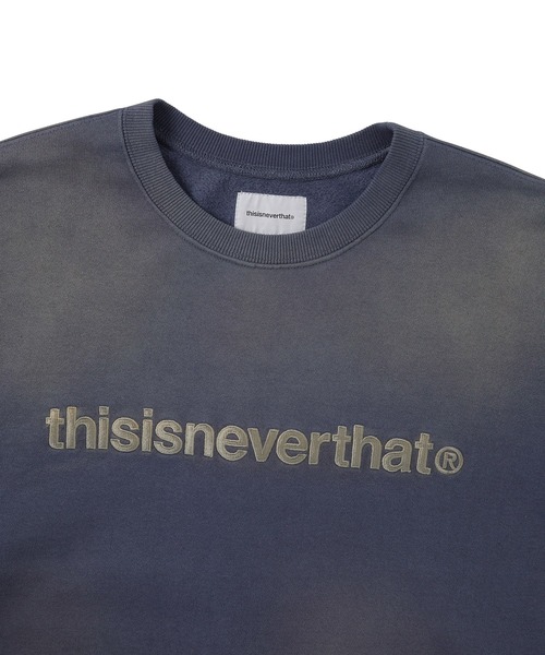 thisisneverthat ネイビー トレーナー M thisisneverthat（ディスイズネバーザット） スウェットカットソー M