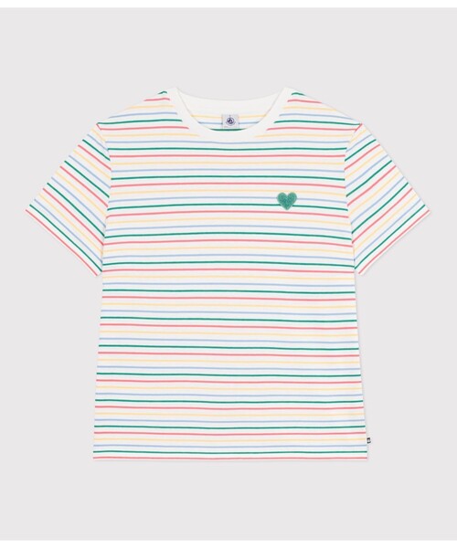 PETIT BATEAU（プチバトー） tシャツ 半袖 ボーダー半袖Tシャツ
