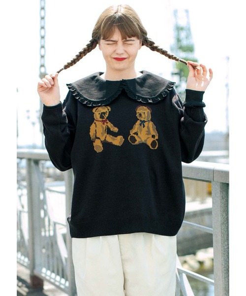 「シロップ．」 長袖カットソー MEDIUM ホワイト レディース_画像6