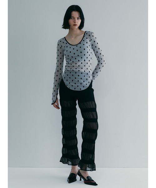 「SORIN」 長袖カットソー 38 グレー レディースの画像