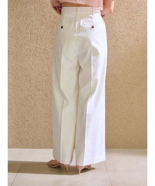 anuans センタースリットワイドパンツ センタースリットワイドパンツ
