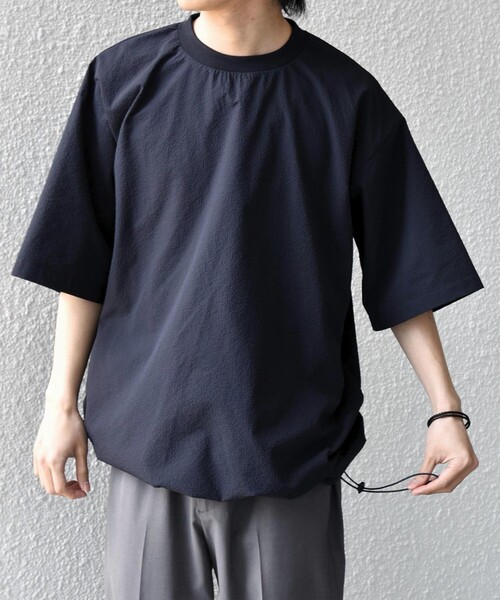 SHIPS any tシャツ any:「撥水/軽量/ストレッチ」SOLOTEX(R) シア