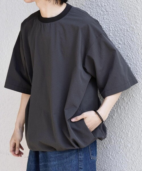 SHIPS any tシャツ any:「撥水/軽量/ストレッチ」SOLOTEX(R) シア