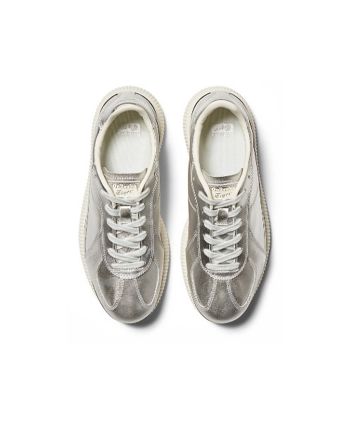 「Onitsuka Tiger」 ローカットスニーカー 23 シルバー レディースの画像