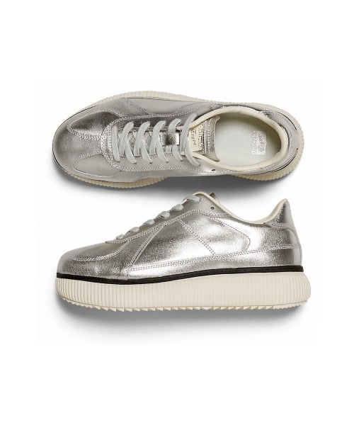 「Onitsuka Tiger」 ローカットスニーカー 23 シルバー レディースの画像