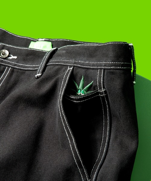 「HUF」 ペインターパンツ 28inch ブラック メンズの画像