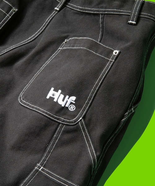 「HUF」 ペインターパンツ 28inch ブラック メンズの画像