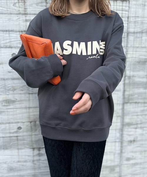 「mi via loca」 スウェットカットソー X-LARGE オフホワイト レディース_画像7