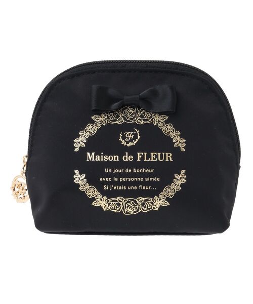 MAISON　DO　REEFER　ポーチ Maison de FLEUR（メゾンドフルール） ポーチ FREE ブラック