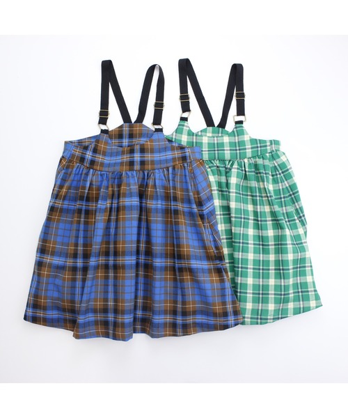「maarook」 「KIDS」サロペットスカート 120cm ブルー キッズ_画像9