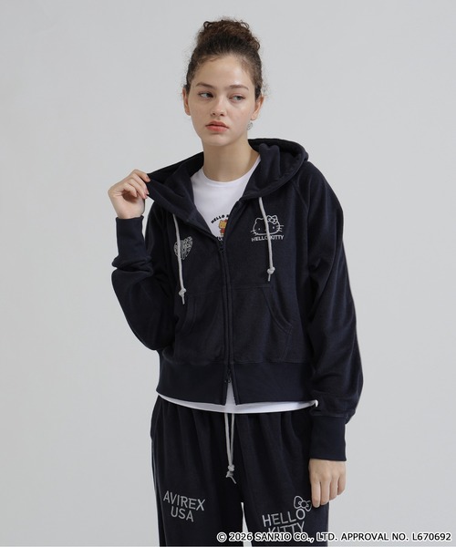 AVIREX（アヴィレックス） パーカー 「AVIREX×HELLO KITTY」PILE PARKA