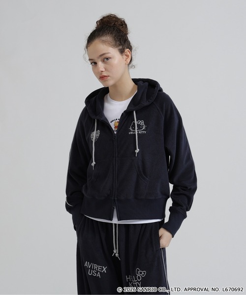 AVIREX（アヴィレックス） パーカー 「AVIREX×HELLO KITTY」PILE PARKA