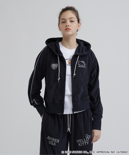 AVIREX（アヴィレックス） パーカー 「AVIREX×HELLO KITTY」PILE PARKA