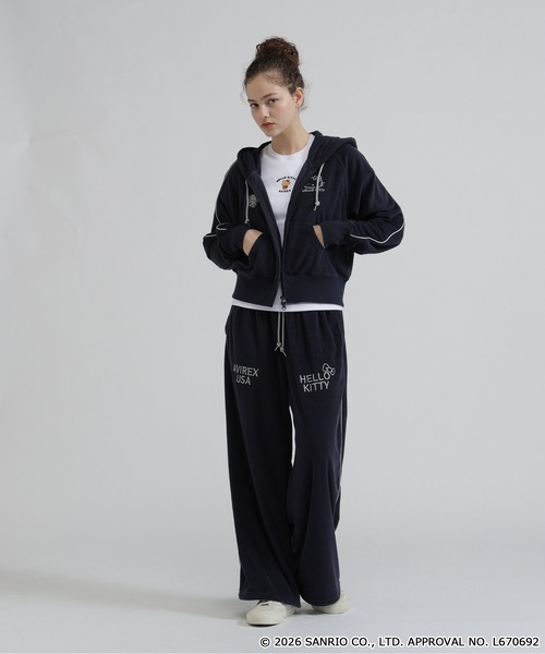 AVIREX（アヴィレックス） パーカー 「AVIREX×HELLO KITTY」PILE PARKA