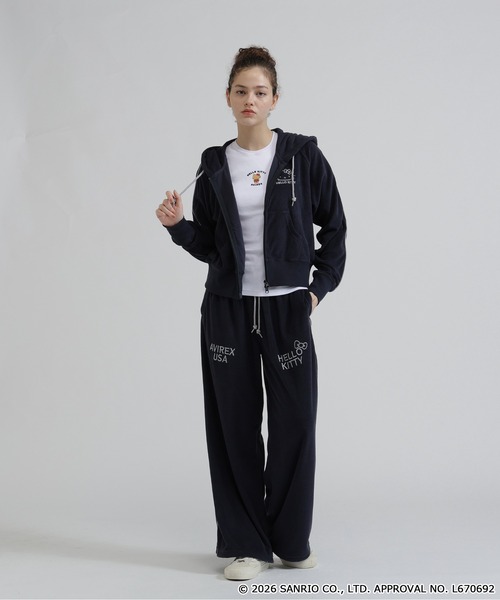 AVIREX（アヴィレックス） パーカー 「AVIREX×HELLO KITTY」PILE PARKA