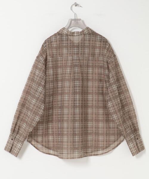 URBAN RESEARCH（アーバンリサーチ） ブラウス シャツ シアーチェック 