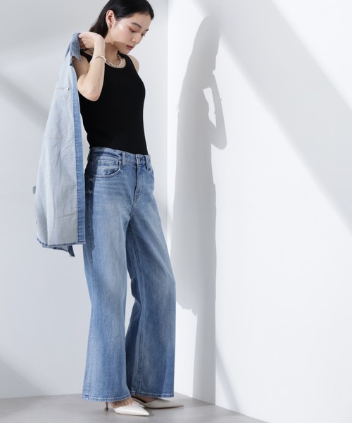 「Healthy denim」 デニムパンツ 23 ライトブルー レディース_画像3