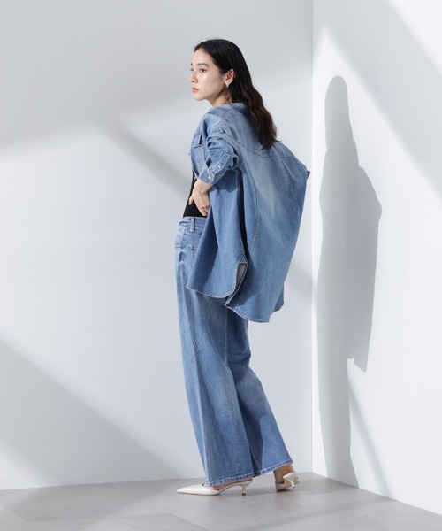 「Healthy denim」 デニムパンツ 23 ライトブルー レディース_画像7
