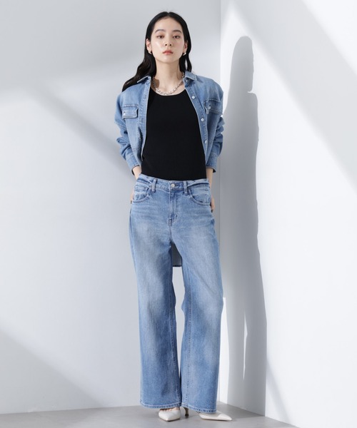 「Healthy denim」 デニムパンツ 23 ライトブルー レディース_画像8