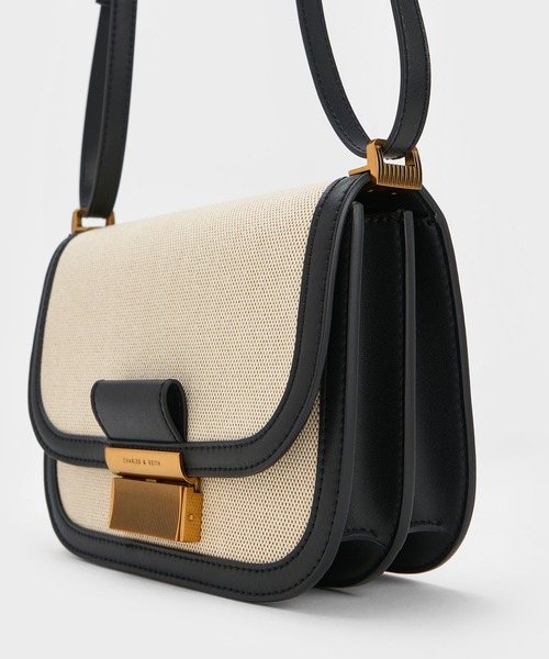 「CHARLES & KEITH」 ショルダーバッグ S チョコ レディース_画像4