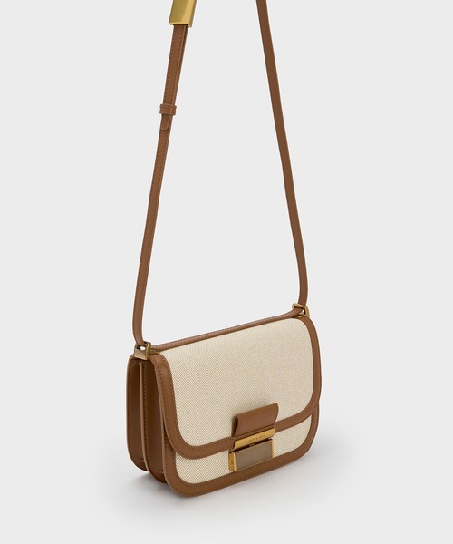 「CHARLES & KEITH」 ショルダーバッグ S チョコ レディース_画像6