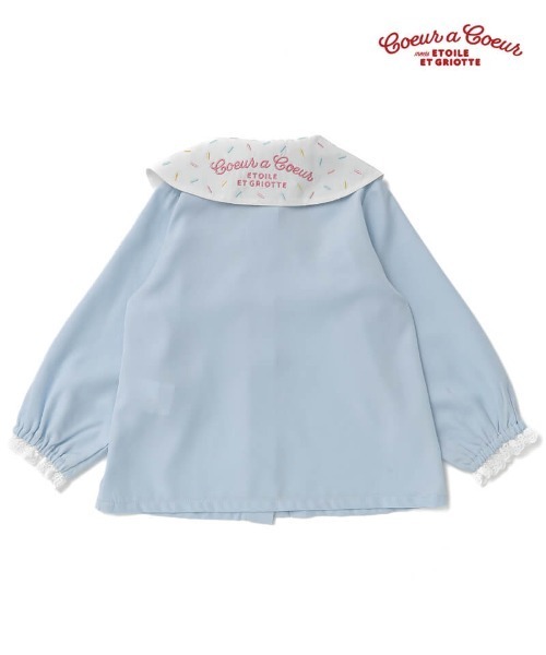 「coeur a coeur」 「KIDS」長袖ブラウス 100cm サックスブルー キッズ_画像5