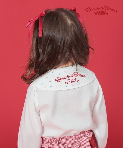 「coeur a coeur」 「KIDS」長袖ブラウス 100cm サックスブルー キッズ_画像8
