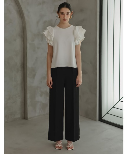 「MEISM」 長袖ブラウス LARGE ブラック レディース_画像6