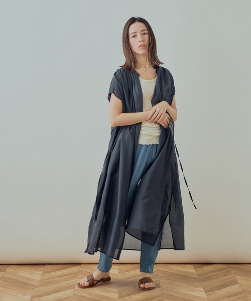 「Kelen」 半袖ブラウス M オレンジ レディース_画像3