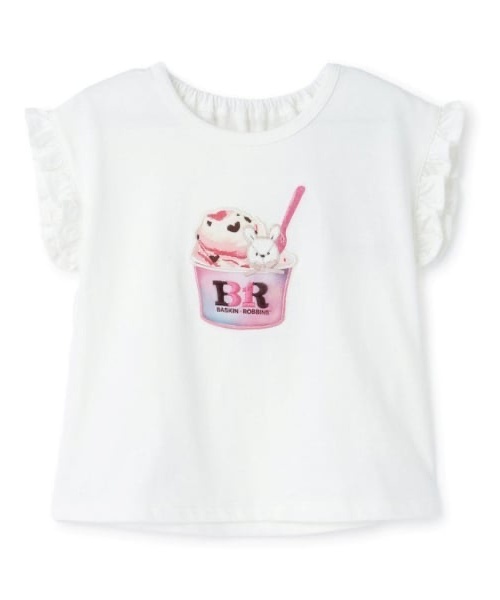 tシャツ 「サーティワン アイスクリーム」「接触冷感」グラフィック半袖Tシャツ キッズ 子供服 女の子 | petit main | 18