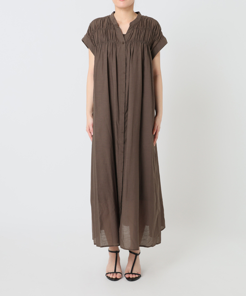 ワンピース 「S/Mサイズ展開」手洗い可 / ボイルタックワンピースの画像