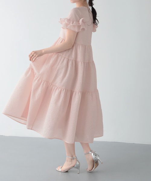 Fit more（フィットモア） パーティードレス ワンピース 夏 ジャガード