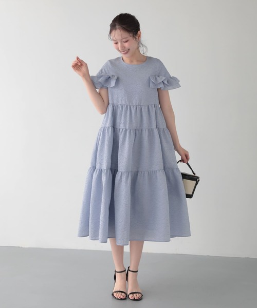 Fit more（フィットモア） パーティードレス ワンピース 夏 ジャガード