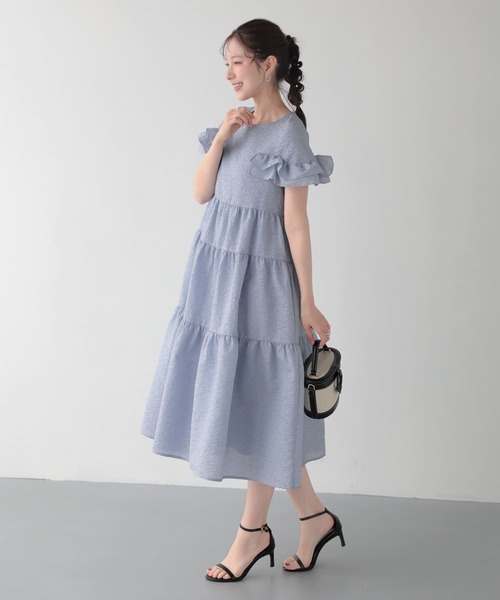 Fit more（フィットモア） パーティードレス ワンピース 夏 ジャガード